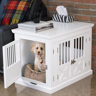 China OEM MDF Wooden Pet House Crate Cat Bed Dog Kennel for sale