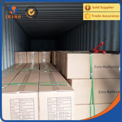 China 25 Micron Metalized Pet Twist Wrapper Film for Gift Packaging Film for sale