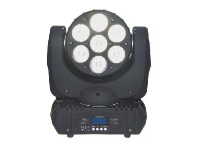 China 7 X 10 Watt OSRAM 15 Channel Led Moving Head Wash Light For Dj Lighting for sale