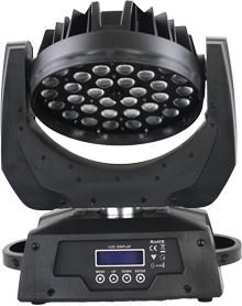 中国 36 * 1 LEDの洗浄移動ヘッド ランプの防水IP20省エネに付き15W RGBWYUV 6 販売のため