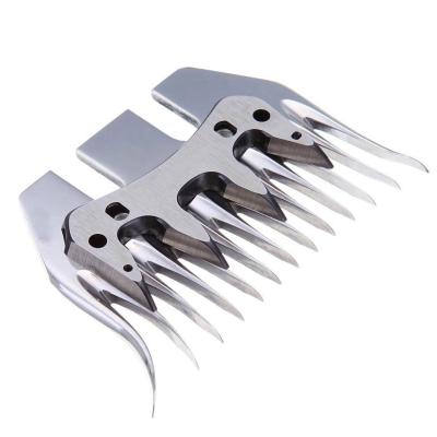 China 13 Teeth Curved Stainless Steel Clipper Accessories , Sheep Shearing Blades for sale