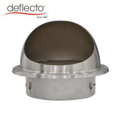 China 120mm Stainless Steel Sidewall Louver Air Vent Brush Finish for sale