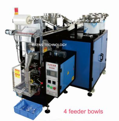 China Industrial Screw Packing Machine Fastener Packaging Equipment  With Mult I- Vibration Slabs for sale