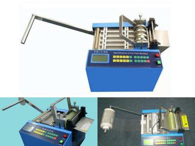 China Motorized Automatic Webbing Cutting Machines Heat Shrink Cutting Tool 100MM Blade for sale