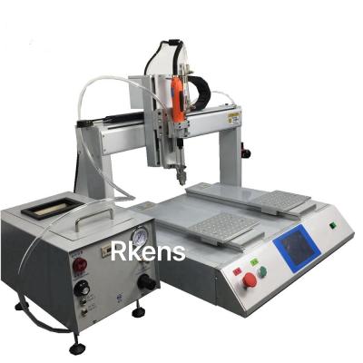 China XYZ 3 Axis Two Working Table Auto feeding Screw Driver Robot for sale