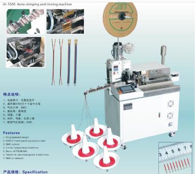 China 5-line automatic wire cutting stripping crimping and tinning machine for sale
