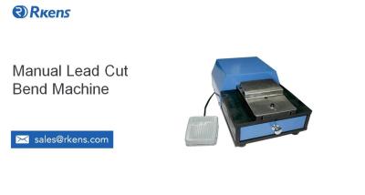 China Manual Radial Components Lead Cutting Bending Machine With Foot Pedal for sale
