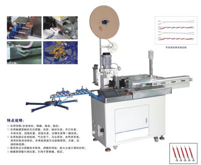 China 5 Lines Wire Cutting Stripping One-End Crimping One-End Tinning Machine for sale