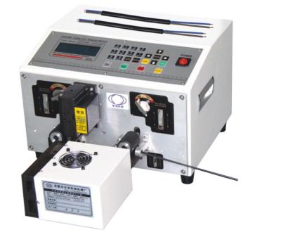 China Automatic Flat Double -Core Cable Cut, Strip And Twist Machine for sale