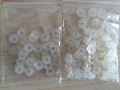 China Yin Auto Cutting Machine Parts , Cutter Accessories White Middle Wheel Rubber Gasket for sale