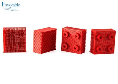 China 130297 Propack Thin Nylon Bristle Vector 5000 Red Round Foot Block for sale