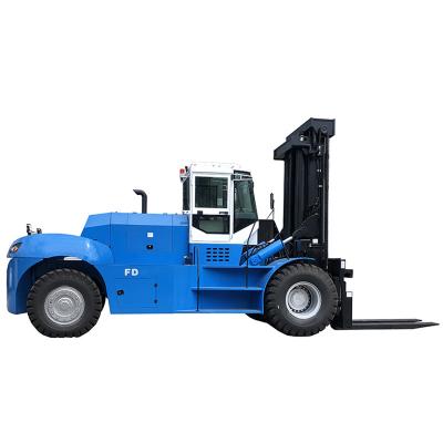 China Hot High Performance Large Tonnage Balanced Heavy Diesel Forklift 35 Tons High Efficiency Forklift Truck heavy forklift à venda