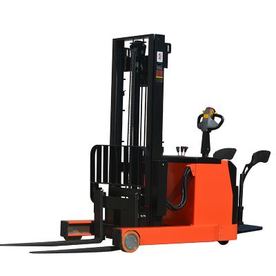 China Strong Shock Resistance Electric Powered Forklift Excellent Protective Effect Electric Reach Stacker Electric forklift for sale