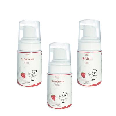 China White Color Dental Fluoride Foam Strawberry Flavor With Sodium for sale