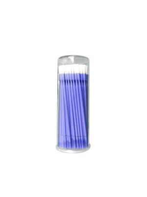 China Blue Bendable Disposable Applicator Brush 100pcs/ Bottle Fluoride Varnish Treatment for sale