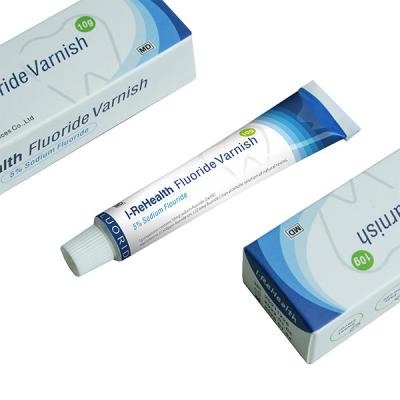 China 10-15S Curing Sodium Fluoride Varnish 22600ppm Tooth Decay Fluoride Treatment for sale