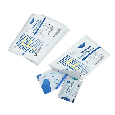 China CE 22600ppm Topical Pediatric Fluoride Varnish Sweet Flavor 0.5g 10 Set for sale