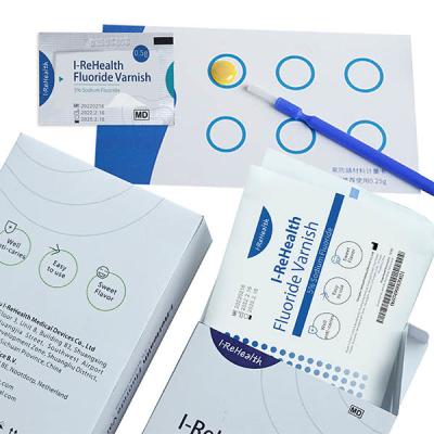 China Topical Applic Pediatric Fluoride Varnish 0.5g 10 Set Separate Kits for sale
