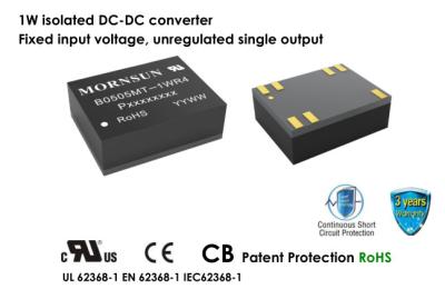 China B0505MT-1WR4 Unregulated DC DC Converter 1W With Fixed Input Voltage for sale