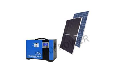 China Generador de sistema de almacenamiento solar portátil de 500W con panel solar 240W en venta