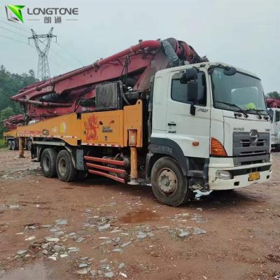 China Custom Color Used Truck Concrete Pump , S Valve Putzmeister 42m Concrete Pump for sale