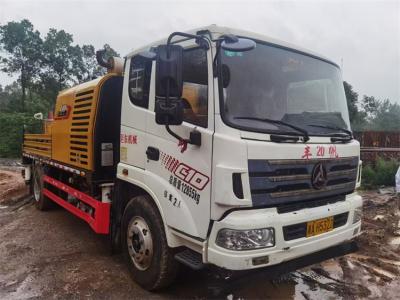 China Zoomlion Used Truck Mounted Concrete Line Pump Trucks 45m3/h for sale
