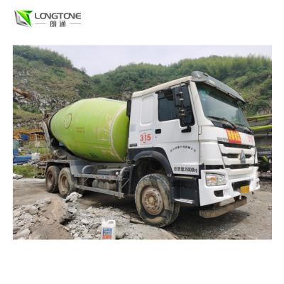 China Heavy Duty Automatic Second Hand Concrete Mixer With Pump Diesel Powered for sale