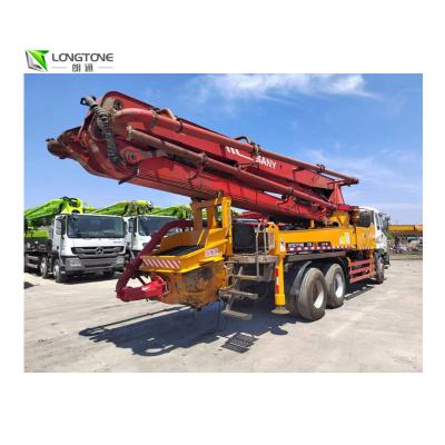 China SANY Used Concrete Pump Truck 150 M³/H Output Second Hand en venta