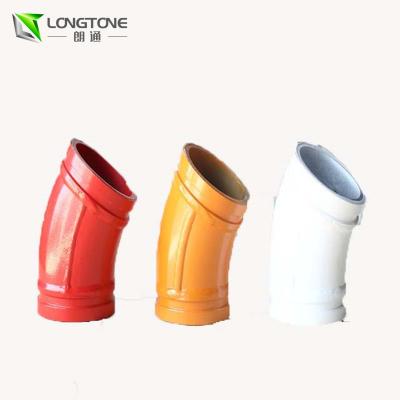 China OEM 90 Degree Concrete Swivel Pipe Bend / Elbow For Concrete Pump Trucks for sale