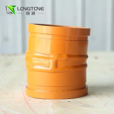China Exceptional 45 Degree Bends Concrete Pump Wear Resistant Elbow For Schwing for sale