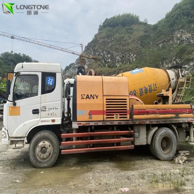 China Truck Mounted Used Concrete Line Pumps , 186Kw Industrial Concrete Pumping for sale