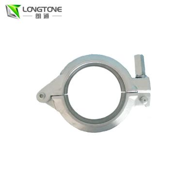 China OEM Concrete Mixer Parts Casted Painting ，Low Pressure pipe snap clamp for sale