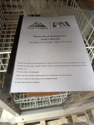 Κίνα 4 ψυγεία τράπεζας αίματος βαθμού R134a με αναγκασμένος - ντυμένο σκόνη καλάθι αερόψυξης προς πώληση
