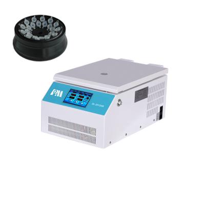 China Portable Benchtop Lab High Speed Refrigerator Centrifuge With Fixed Angle Rotor for sale