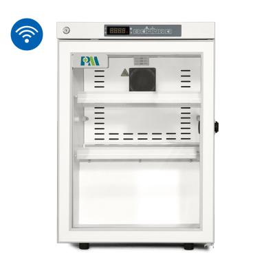 China 60L Small Medical Laboratory Hospital Refrigerator With Glass Door For Drug Vaccine Storage for sale