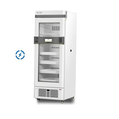 China Vaccine Drugs Storage Pharmacy Medical Refrigerator With Heated Glass Door 516L for sale