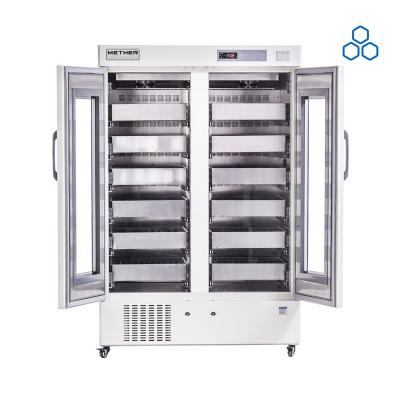 China 1008 Liters Capacity Medical Blood Bank Refrigerator 576 Bags Of Blood Storage for sale