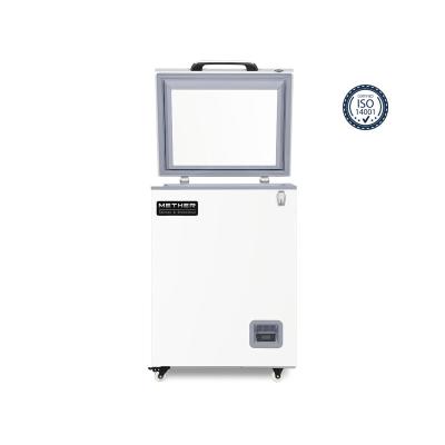 China 100L Portable Ultra Low Temperature Chest Freezer For Hospital Medicine Environment Friendly for sale