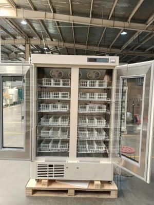 中国 304 ステンレス スチール 658L 垂直 血液 銀行 冷蔵庫 血サンプル 保存 ために 4°C 販売のため