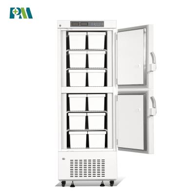 China High Quality Medical Supplies Vertical Deep Freezer 358L Minus 40 Degree Vaccine Cold Storage for sale