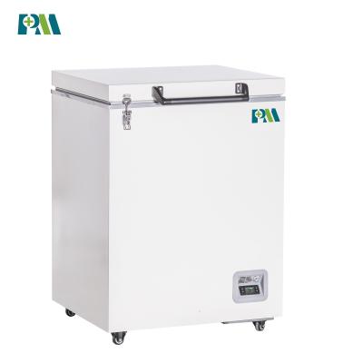 China Do congelador biomedicável de aço da caixa 105L da placa abertura superior pulverizada à venda