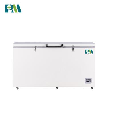 China Minus 40 Degree R290 Refrigerant Stainless Steel Horizontal Biomedical Chest Freezer for sale