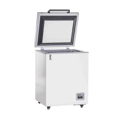 China Hospital Laboratory Portable Biomedical Chest Freezer Minus 60 Degree Store Germs Vaccine Erythrocytes for sale
