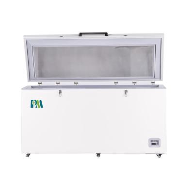 China R290 Refrigerant Stainless Steel Laboratory Chest Freezer Direct Cooling LED Digital Display for sale