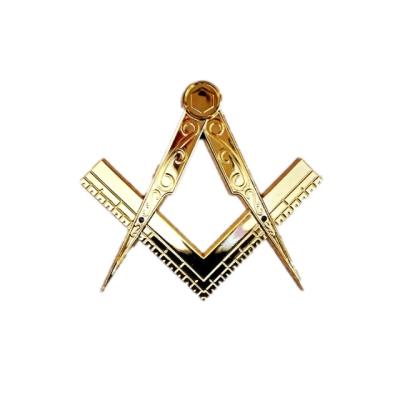 China Masonic Emblem Wooden Coffin Ornaments Gold Silver Copper Finished for sale