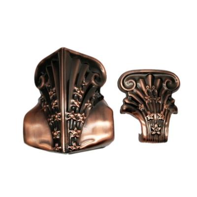 Chine GV de cuivre antique BV d'ensemble de coins de cercueil en métal de finition avec la barre d'acier à vendre