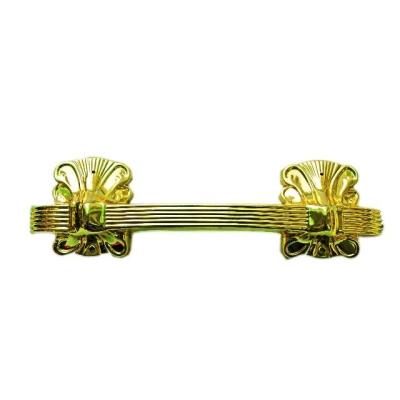China Gold Silver Plastic Coffin Handles For Cremation Coffin 28.5*8.5cm Injection Coated for sale