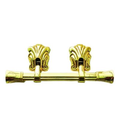 China 28.3*11cm Gold Finished ABS PP Plastic Coffin Handles European Style Casket Bar for sale