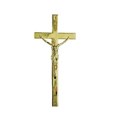 China Funeral Religion Metal Casket Crucifix 46*21cm European Style for sale