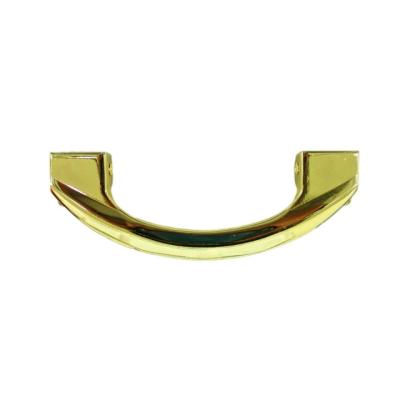 China Gold Plating Metal Casket Handle 17*6.5cm With Square Basement for sale